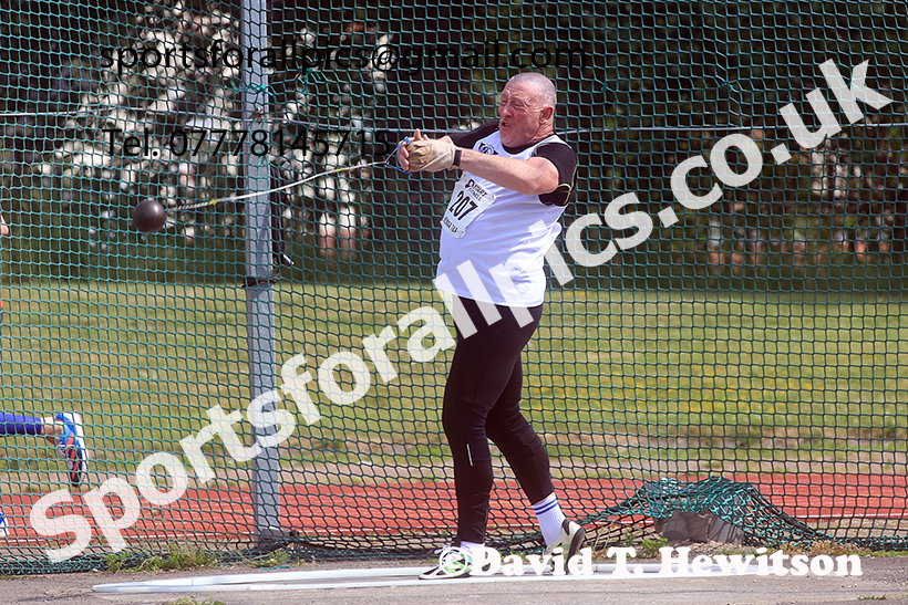 Hammer, 2025 NEMAA Track and Field, Monkton. Photo: David T. Hewitson/Sports for All Pics